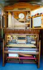 Interior view of the Popper Welt Piano Style "O" orchestrion.