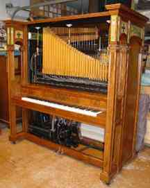 Interior of the beautifully restored Seebrug J Orchestrion, 2004.