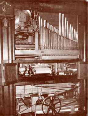 Interior view of a Weber Maesto Orchestrion (Q. David Bowers collection, 1968).