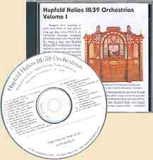 Illustration of the Hupfeld Helios III/39 CD Album and Compact Disk.